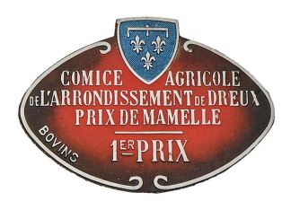 1er prix de mamelle du comice agricole de l’arrondissement de Dreux Espèce bovine ; © Nicolas Franchot