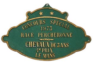 4e prix du concours spécial de la race percheronne Chevaux de 3 ans ; © Nicolas Franchot