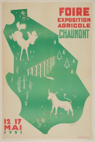 Foire exposition agricole Chaumont 12-17 mai 1951 ; © F. Lauginie – Le Compa – 2013