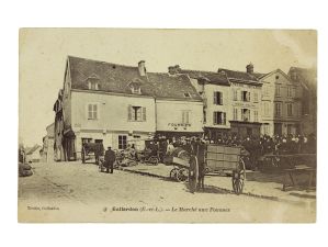 "Trottin, Gallardon / Gallardon (E.-et-L.). - Le Marché aux Pommes" ; © J.-Y. Populu