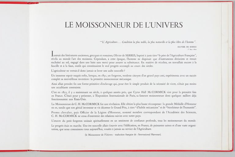 Le moissonneur de l'univers, dix-sept compositions originales de Guy Sabran. Préface de M. Maurice Genevoix, de l'Académie Française