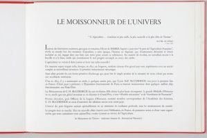 Le moissonneur de l'univers, dix-sept compositions originales de Guy Sabran. Préface de M. Maurice Genevoix, de l'Académie Française