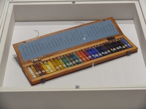 Collection de pigments anciens utilisés jusqu'au 18e siècle