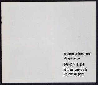Catalogue galerie de prêt ; © Titulaire(s) des droits : MC2 Grenoble