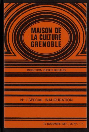 programme de saison 11/1967 ; © Titulaire(s) des droits : MC2 Grenoble