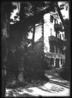 plaque de verre photographique ; Villa Souvenir, Arcachon