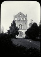 plaque de verre photographique ; Blasimon, le clocher