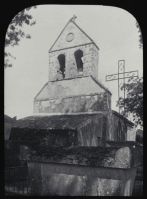 plaque de verre photographique ; Gironde, Camblanes, église de Meynac
