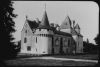 plaque de verre photographique ; Léognan, château Olivier...