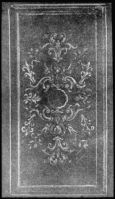 plaque de verre photographique ; Boiseries du château de Cadillac, Panneau de rez-de-chaussée
