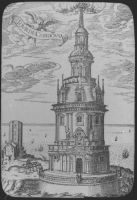 plaque de verre photographique ; La tour de Cordouan, de Louis de Foix, Album de Tessier (1630 - 1644)