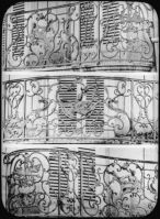 plaque de verre photographique ; Balcons en fer forgé, XVIIIè S, Quai des Chartrons, 116