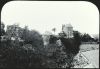 plaque de verre photographique ; Jugon-les-Lacs : ruines ...