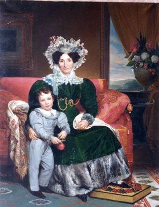 Madame Chibourg et son petit-fils