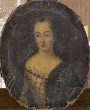 Portrait de femme, dit de Mademoiselle de Blois (Françoise Marie de Bourbon, duchesse d'Orléans, dite) (1677-1749)