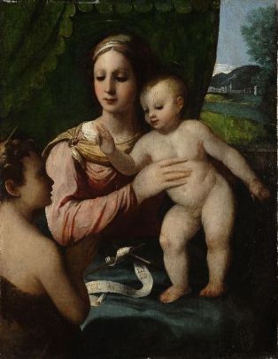 Vierge à l'enfant avec saint Jean-Baptiste
