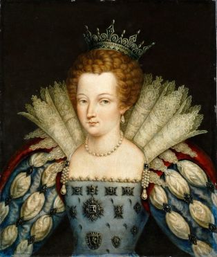 Marie Stuart, reine de France et d’Ecosse (1543-1587), sous les traits de Louise Marguerite de Lorraine, princesse de Conti (1588-1631)
