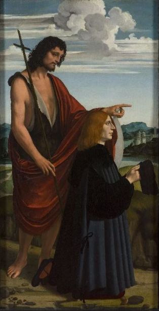 Saint Jean-Baptiste et un donateur