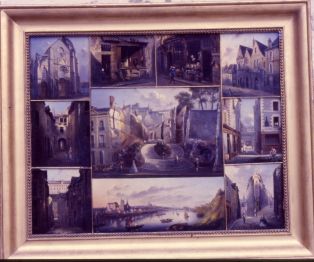 Vues de Blois, création de l'escalier Denis Papin