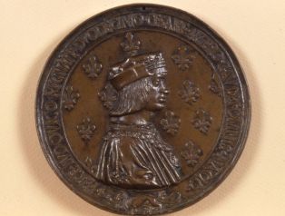 médaille ; médaille de Louis XII et Anne de Bretagne