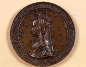 médaille ; médaille de Louis XII et Anne de Bretagne