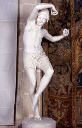 statue ; Danseur napolitain, ou Jeune pêcheur dansant la tarentelle