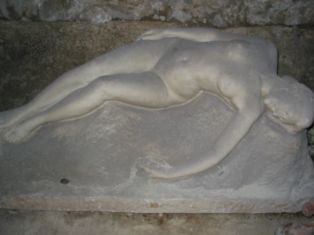 Femme nue couchée ; Nymphe à la Source