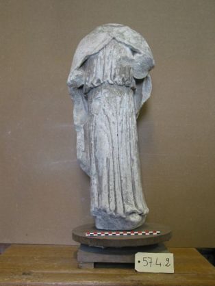 statue ; Tronc d’une statue de Saint Roch