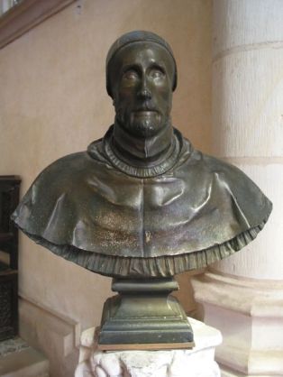 buste ; Monseigneur Jean de Morvilliers (1506-1577), chancelier de France, évêque d'Orléans