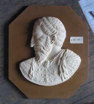 Bas relief ; Profil de François Ier