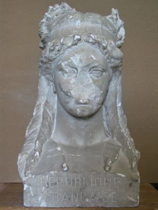 Buste ; Buste de Marianne - République Française