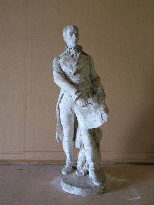 Statuette ; Portrait d’homme en pied - M. de Corbigny