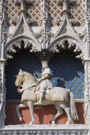 statue équestre ; Statue équestre de Louis XII