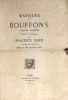 Prospectus publicitaire de l’ouvrage Masques et Bouffons ...
