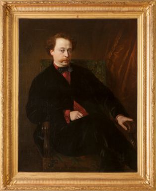 Louis Boulanger, Portrait d'Alexandre Dumas fils, 1859 ; © David Rase ; © Musée Alexandre Dumas