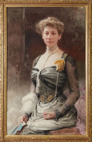 Portrait de Jeannine d'Hauterive, née Dumas