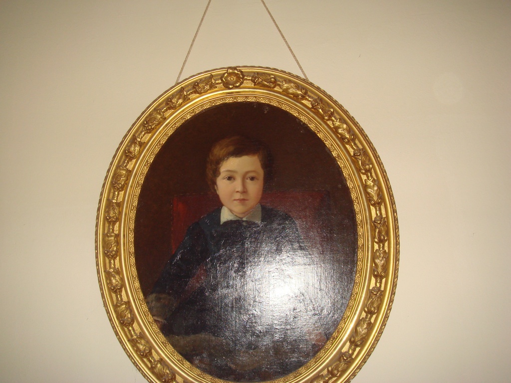 Portrait de Gustave Fayet enfant (tondo)
