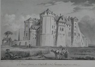 le Vieux Château, ou, Citadelle de saumur, tel qu’il était en 1808 (titre inscrit)