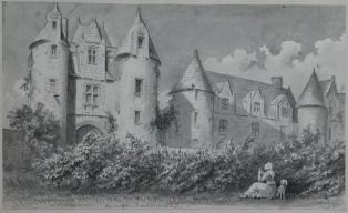 Ruine du Chateau de molière près d’angers. (titre inscrit)