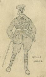 Officier anglais
Crayon
entre 1914 et 1918
coll. MML
