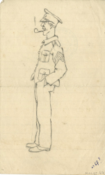 Infanterie anglaise
Crayon
entre 1915 et 1916
coll. MML