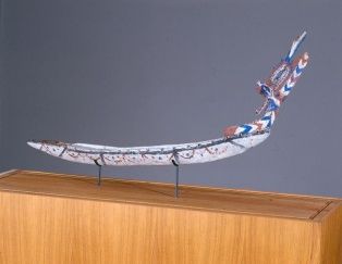 pirogue ; modèle de pirogue ; maquette ; modèle de pirogue (2001.9.462.798 ; n° 798 (inv MSC))