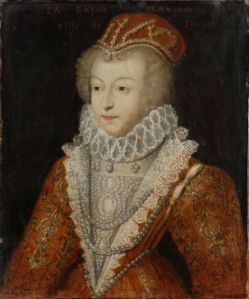 tableau ; Marguerite de France, reine de Navarre (1553-1615) (861.35.1 ; IP 334)