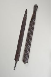Epée, fer,  Fin IVéme début IIIème avant notre ère, retrouvée à Maubranches, musées de Bourges