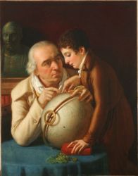 La Leçon de Géographie, Anne-Louis Girodet, 1803, musée Girodet, Montargis