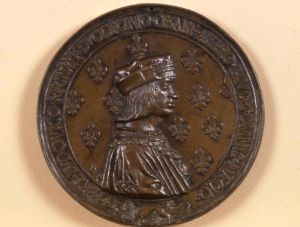 Médaille Louis XII et Anne de Bretagne, d'après Nicolas Le Clerc et Jean de Saint Priest, 4e quart du XVe siècle, château de Blois
