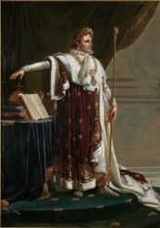 Napoléon en costume impérial, Anne-Louis Girodet, vers 1812, musée Girodet