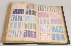 Manufacture alsacienne, album d'échantillons, 1900, musée de la chemiserie et de l'élégance masculine, Argenton-sur-Creuse