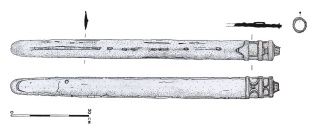 épée ; mobilier de la tombe augustéenne de Fléré-la-Rivière (Indre) (84-1-60)