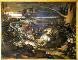 La bataille de Dreux, Auguste Hyacinthe Debay, 1848, huile sur toile, musée d'art et d'histoire, Dreux